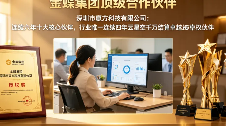 金蝶 AI 服务商怎么选？连续六年核心伙伴，赢方科技凭实力领跑