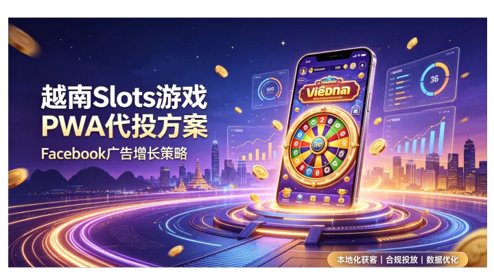 越南Slots游戏PWA  Facebook广告代投全案方案