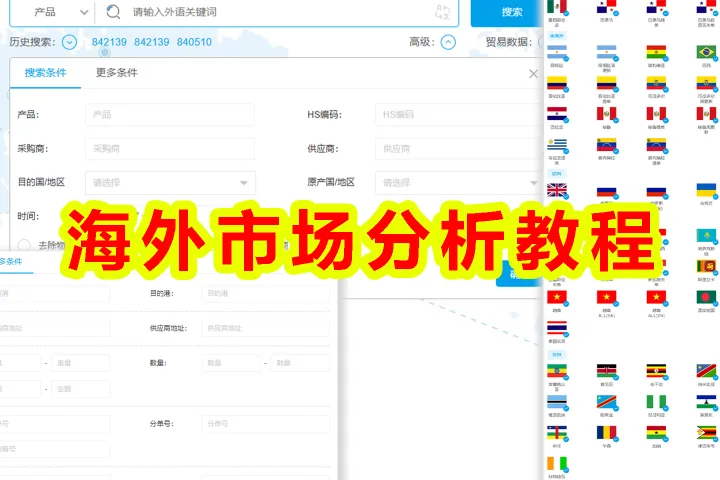 海外市场分析教程升级版 | 南京协守外贸 | 海关数据 | 海关数据找客户