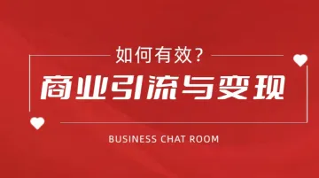 如何有效商业客<em>群</em>引流与变现交流会