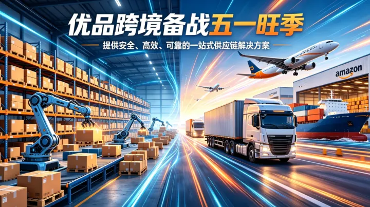 优品跨境物流 | 备战五一旺季！为亚马逊卖家打通北美爆单快通道