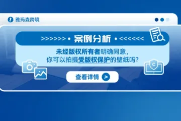 案例分析：未经版权所有者明确同意，你可以拍摄受版权保护的壁纸吗？