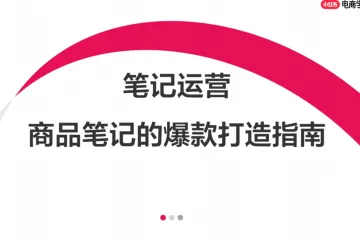 小红书电商学习中心：2025笔记运营-商品笔记的爆款打造指南