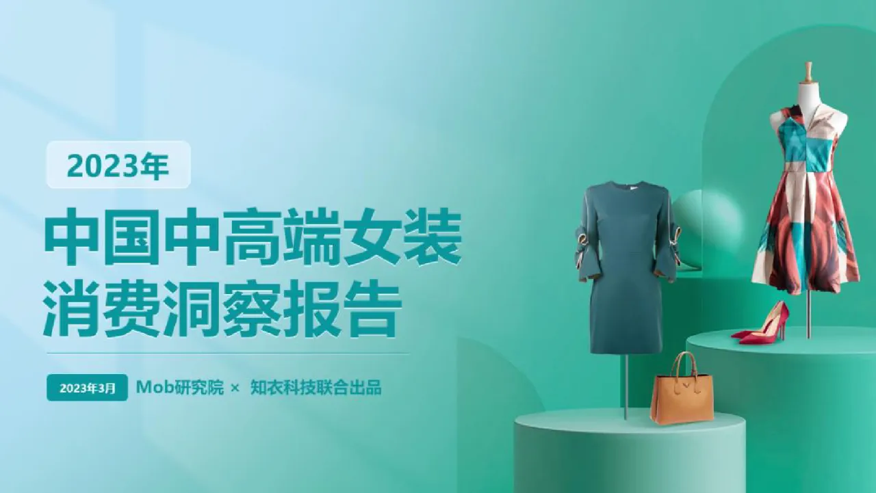 2023年中国中高端女装消费洞察报告_大数跨境