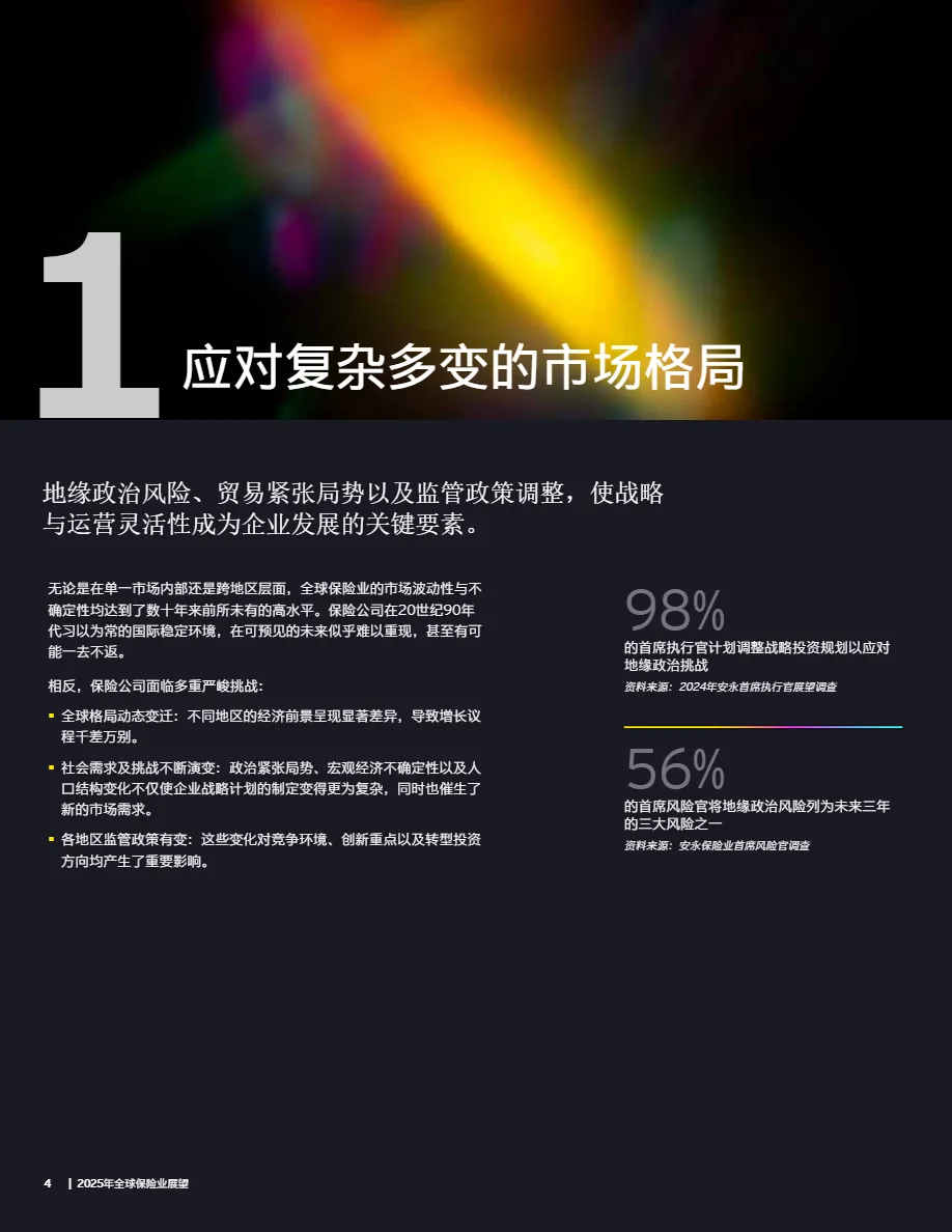 EY安永:2025年全球保险业展望报告_大数跨境