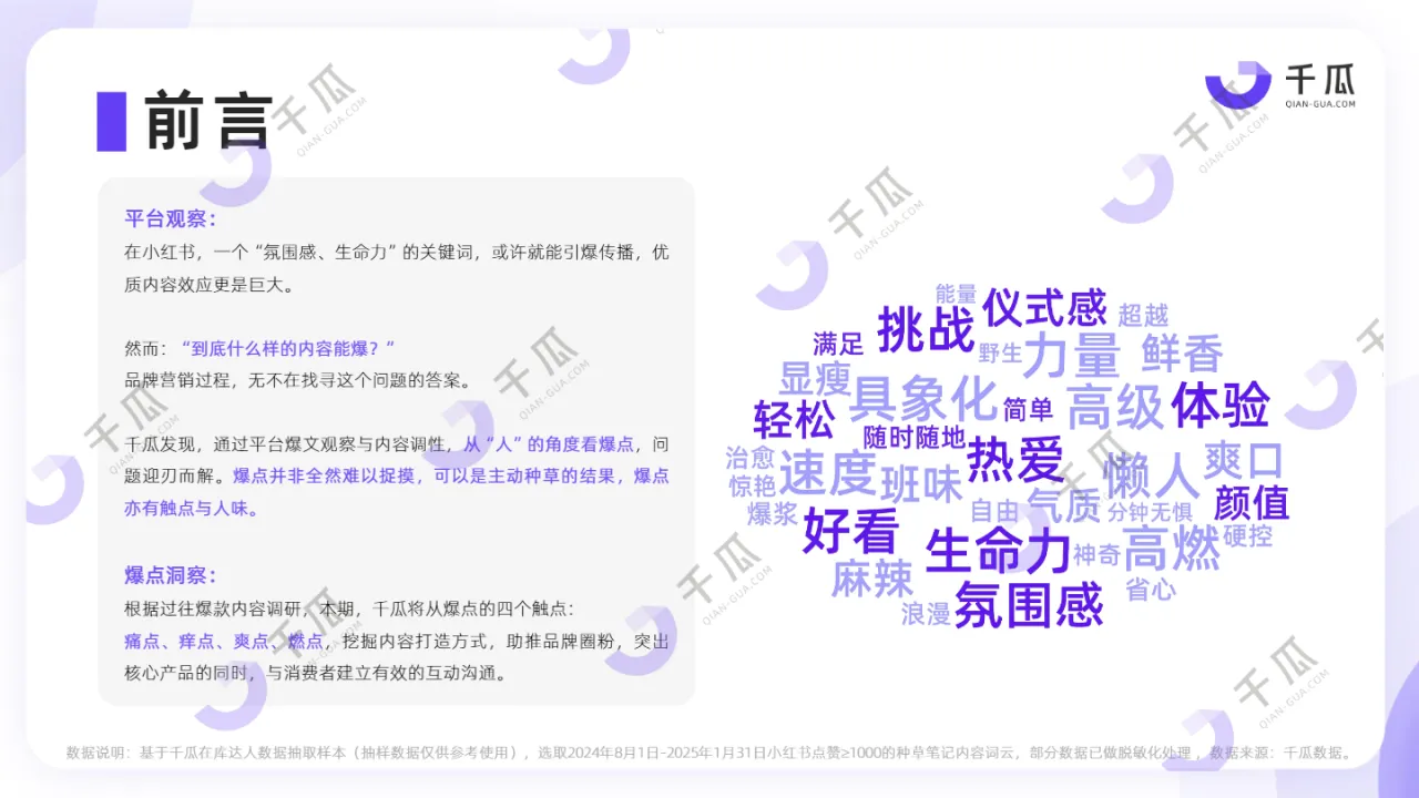 千瓜2025年爆点内容透视报告小红书平台28页_大数跨境