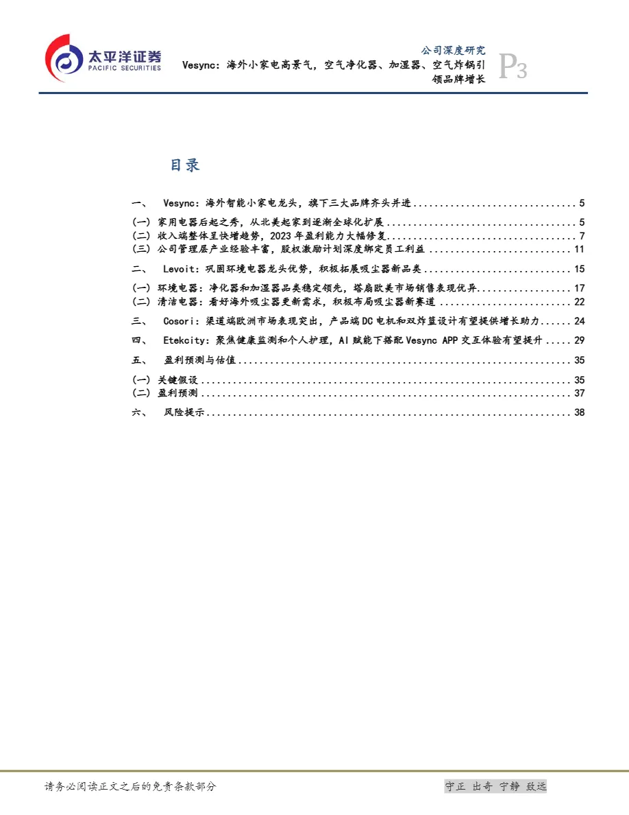 Vesync-港股公司研究报告-海外小家电高景气空气净化器、加湿器、空气炸锅引领品牌增长_大数跨境