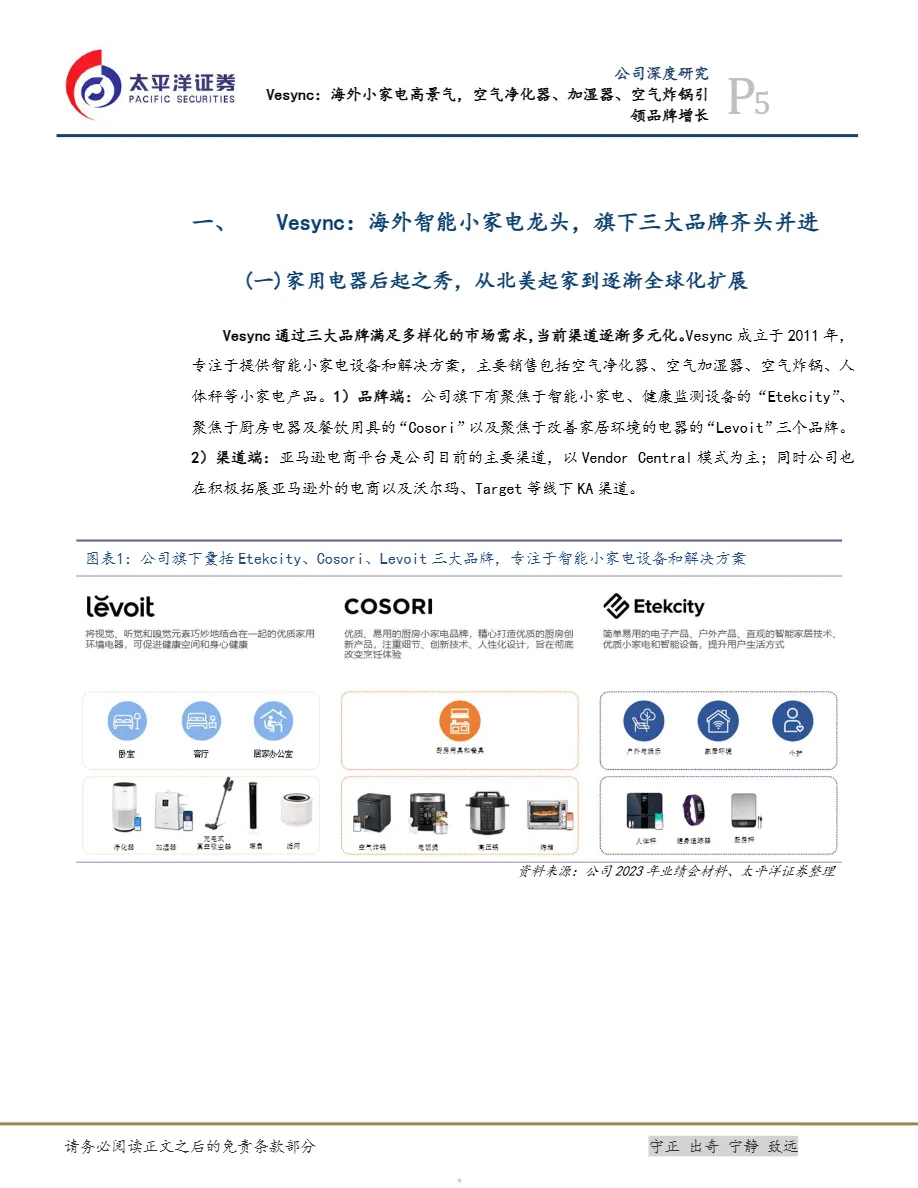 Vesync-港股公司研究报告-海外小家电高景气空气净化器、加湿器、空气炸锅引领品牌增长_大数跨境