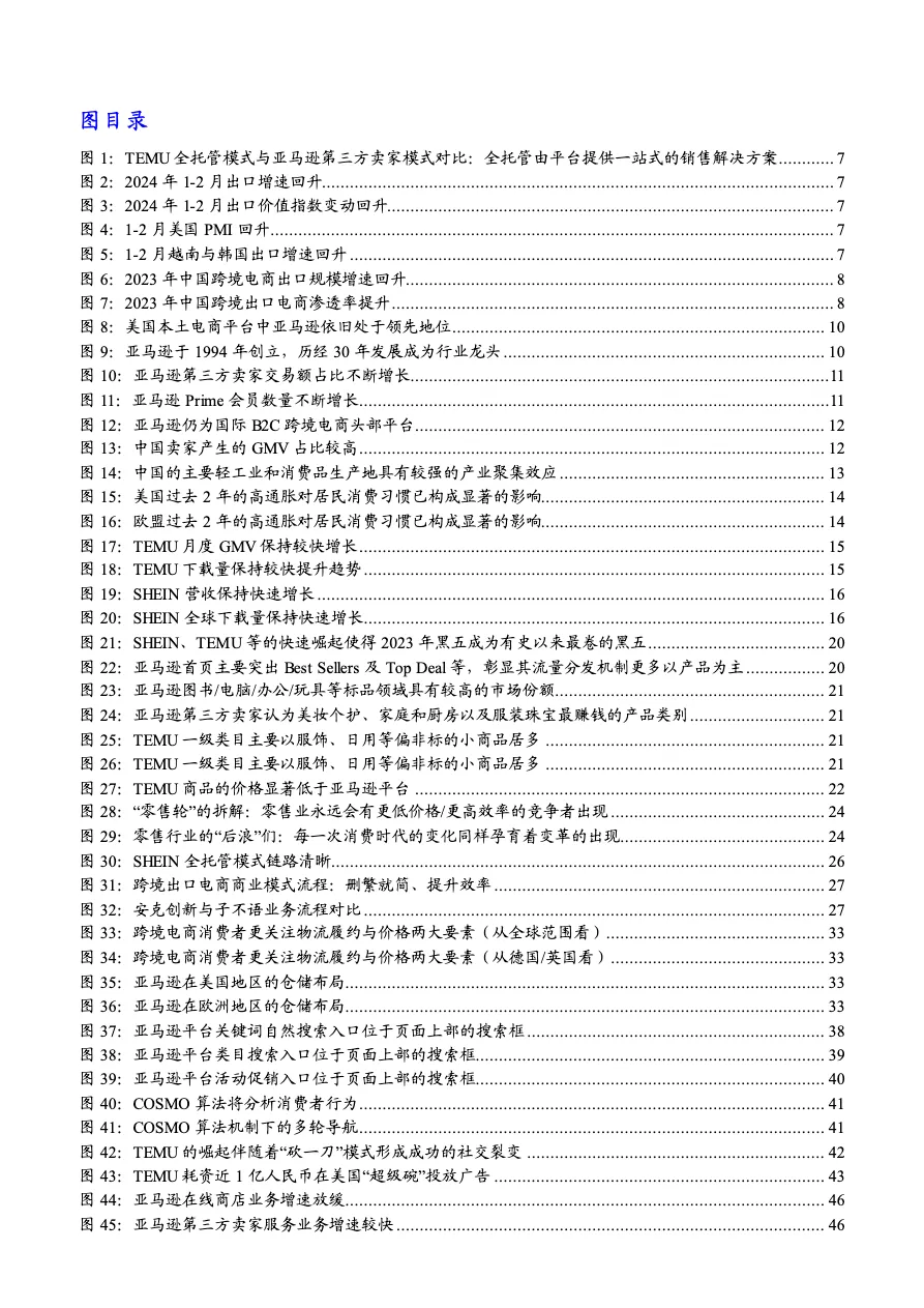 2024跨境电商行业亚马逊与TEMU商业模式、流量分发及商家模型对比分析报告_大数跨境