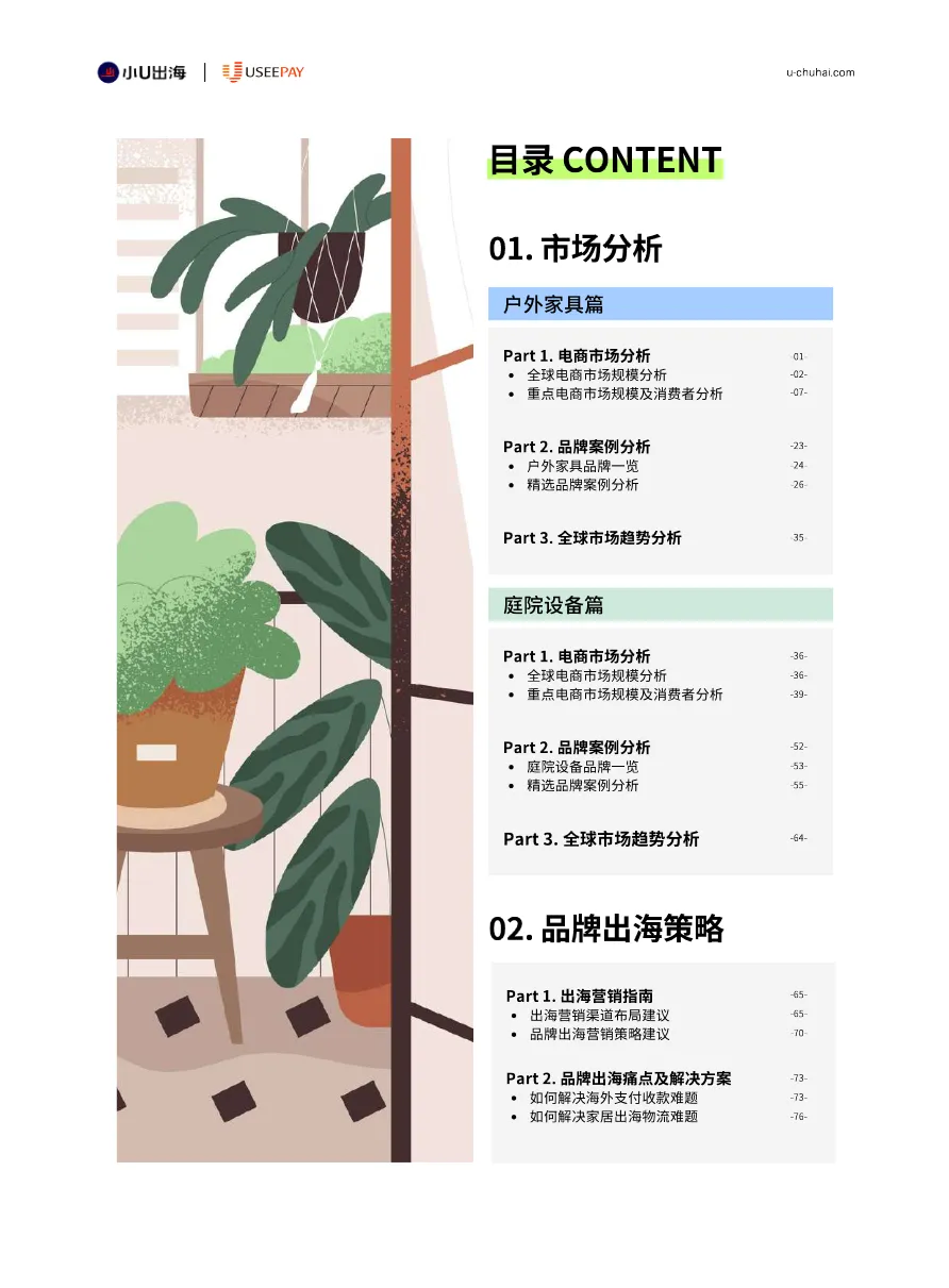 小U出海：2024 全球户外家居电商市场分析报告_大数跨境