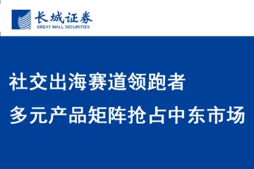 赤子城科技-港股公司研究报告-社交出海赛道领跑者多元产品矩阵抢占中东市场