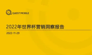 2022世界杯营销洞察报告