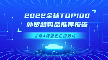 2022全球TOP100外贸趋势品推荐报告