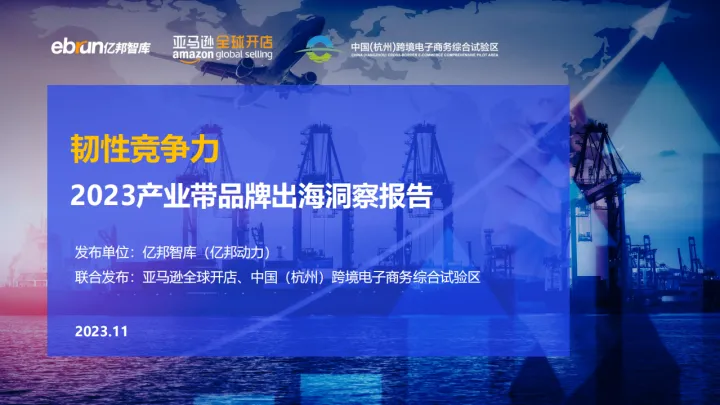 亿邦智库:2023产业带品牌出海洞察报告