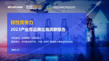 亿邦智库：2023产业带品牌出海洞察报告