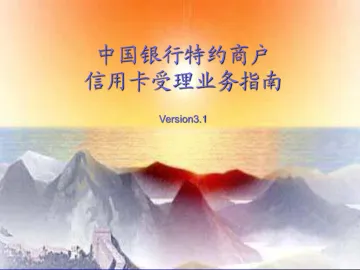 信用卡培训--信用卡受理业务指南