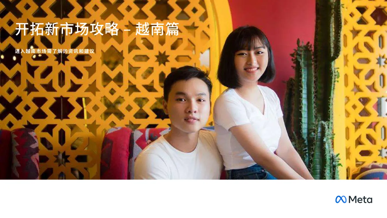 Meta开拓新市场攻略-越南篇-进入越南市场需了解的必备资讯和建议202354页- 大数跨境