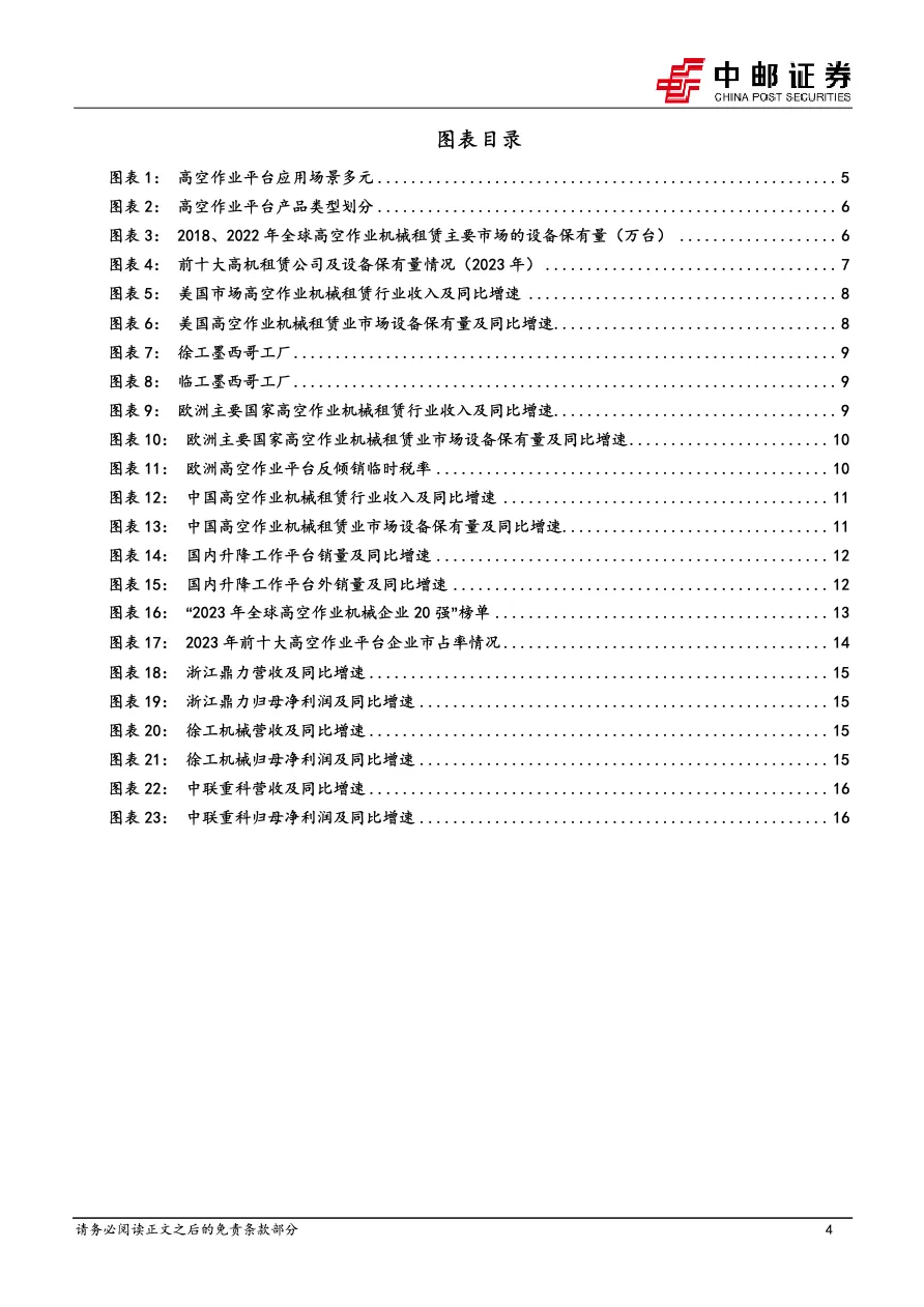 械设备行业出海系列专题(2):高空作业平台~掘金欧美市场出海空间广阔_大数跨境