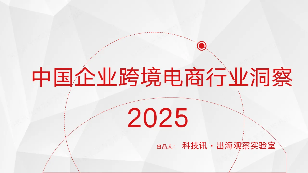 2025中国企业跨境电商行业洞察报告42页_大数跨境