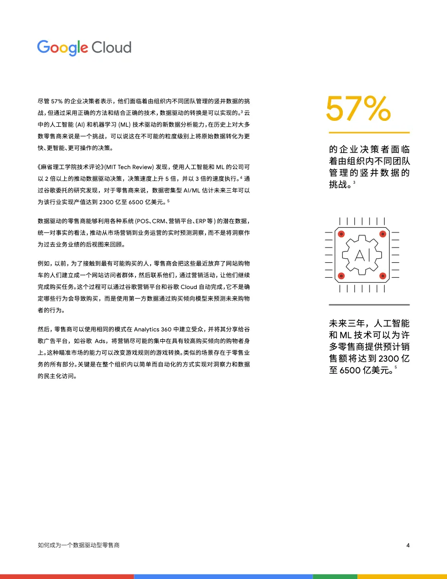 谷歌云如何成为一个数据驱动型零售商2022白皮书  - 跨境电商报告 - 大数跨境