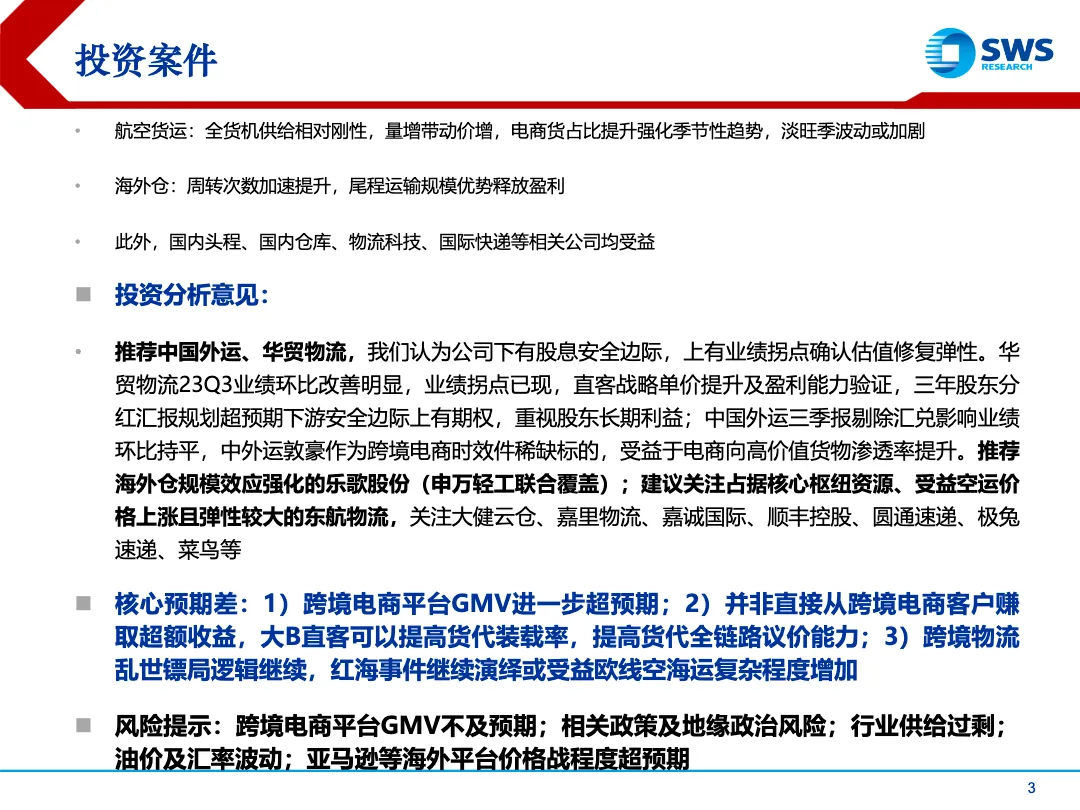 跨境物流行业分析框架：跨境电商渗透率进入新阶段物流成长优质公司逻辑梳理_大数跨境