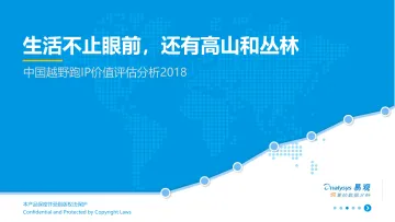 中国越野跑IP价值评估分析2018