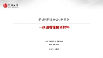 新材料行业光伏材料系列:一张图看懂聚和材料-20221209-中信证券-21页