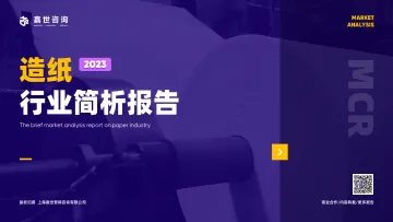 嘉世咨询-2023造纸业发展简析报告-2023.09-17页-WN10