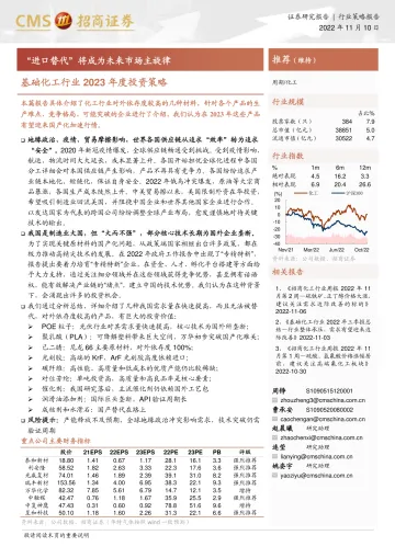 基础化工行业2023年度投资策略：“进口替代”将成为未来市场主旋律-20221110-招商证券-49页
