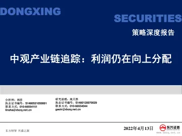 中观产业链追踪:利润仍在向上分配-20220413-东兴证券-37页