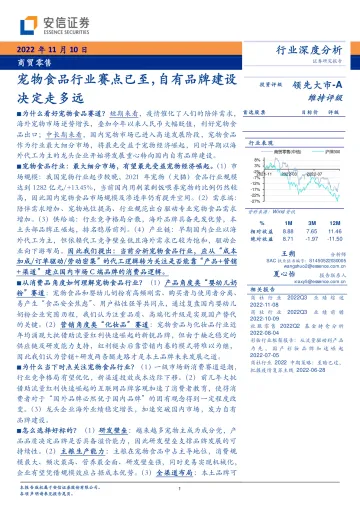 商贸零售行业深度分析:宠物食品行业赛点已至,自有品牌建设决定走多远-20221110-安信证券-31页