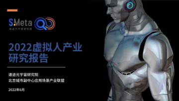 2022虚拟人产业研究报告-65页