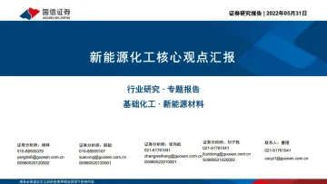 基础化工行业:新能源化工核心观点汇报-20220531-国信证券-48页