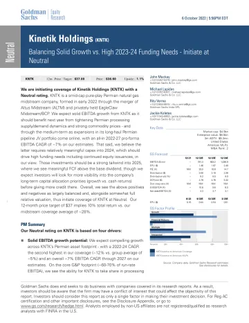Kinetik Holdings (KNTK)_ Balancing Solid Growth vs. High 2023-24 Funding Needs - Initiate at Neutral(1)