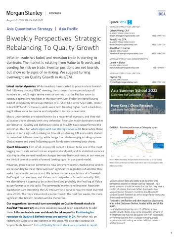 Asia Quantitative Strategy