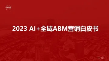 2023年AI+全域ABM营销白皮书-SalesDriver-75页