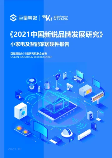 36Kr-2021-中国新锐品牌发展研究:小家电及智能家居硬件报告-52页