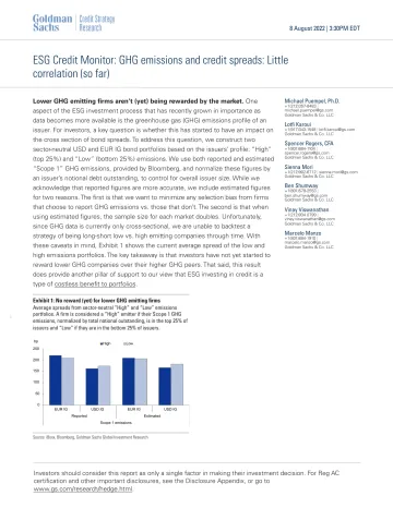 ESG Credit Monitor_ GHG emissions and credit spreads_ Little correlation (so far)(1)
