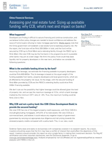 China Financial Services_ Assessing govt real estate fund_ Sizing up available funding; why CCB, what's next and impact on ba...(1)