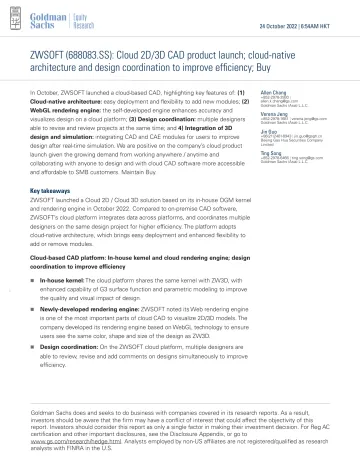 ZWSOFT (688083.SS)_ Cloud 2D_3D CAD product launch; cloud-native architecture and design coordination to improve efficiency; Buy(1)