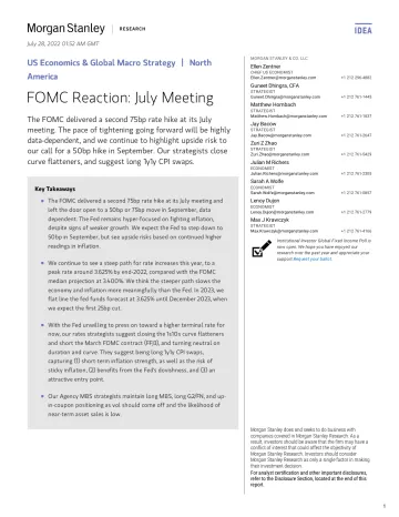 US Economics-Global Macro Strategy FOMC