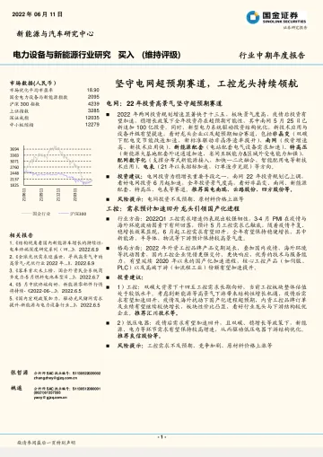 电力设备与新能源行业中期年度报告:坚守电网超预期赛道,工控龙头持续领航-20220611-国金证券-20页