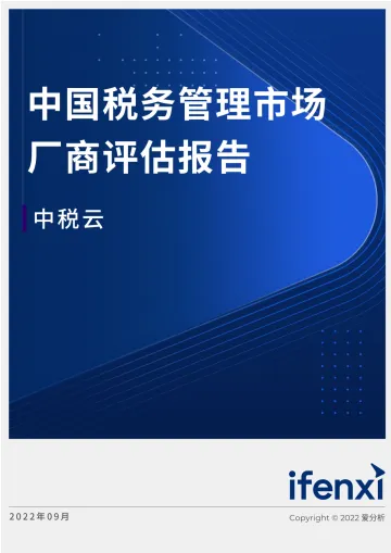 2022爱分析-税务管理代表厂商评估:中税云-19页