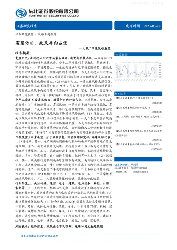 东北证券-A股二季度策略展望:震荡依旧,政策导向占优-230328