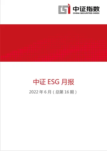 中证ESG月报 2022年6月-22页