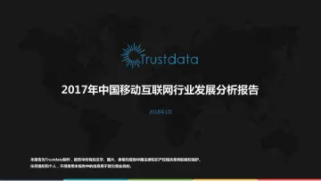 Trustdata-2017-Annual-Report