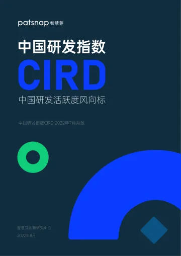 智慧芽-中国研发指数CIRD(2022年7月)-32页-WN9