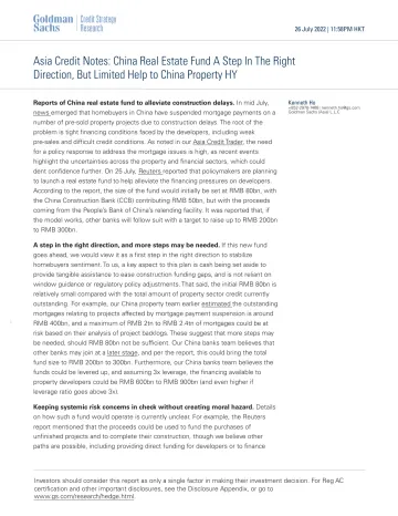 Asia Credit Notes_ China Real Estate Fund A Step In The Right Direction, But Limited Help to China Property HY(1)