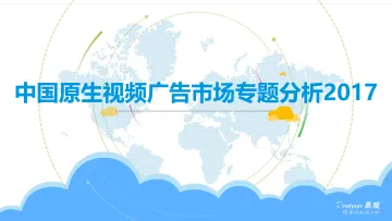 中国原生视频广告市场专题分析2017V8