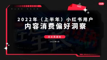 2022上半年小红书用户内容消费行为洞察-15页